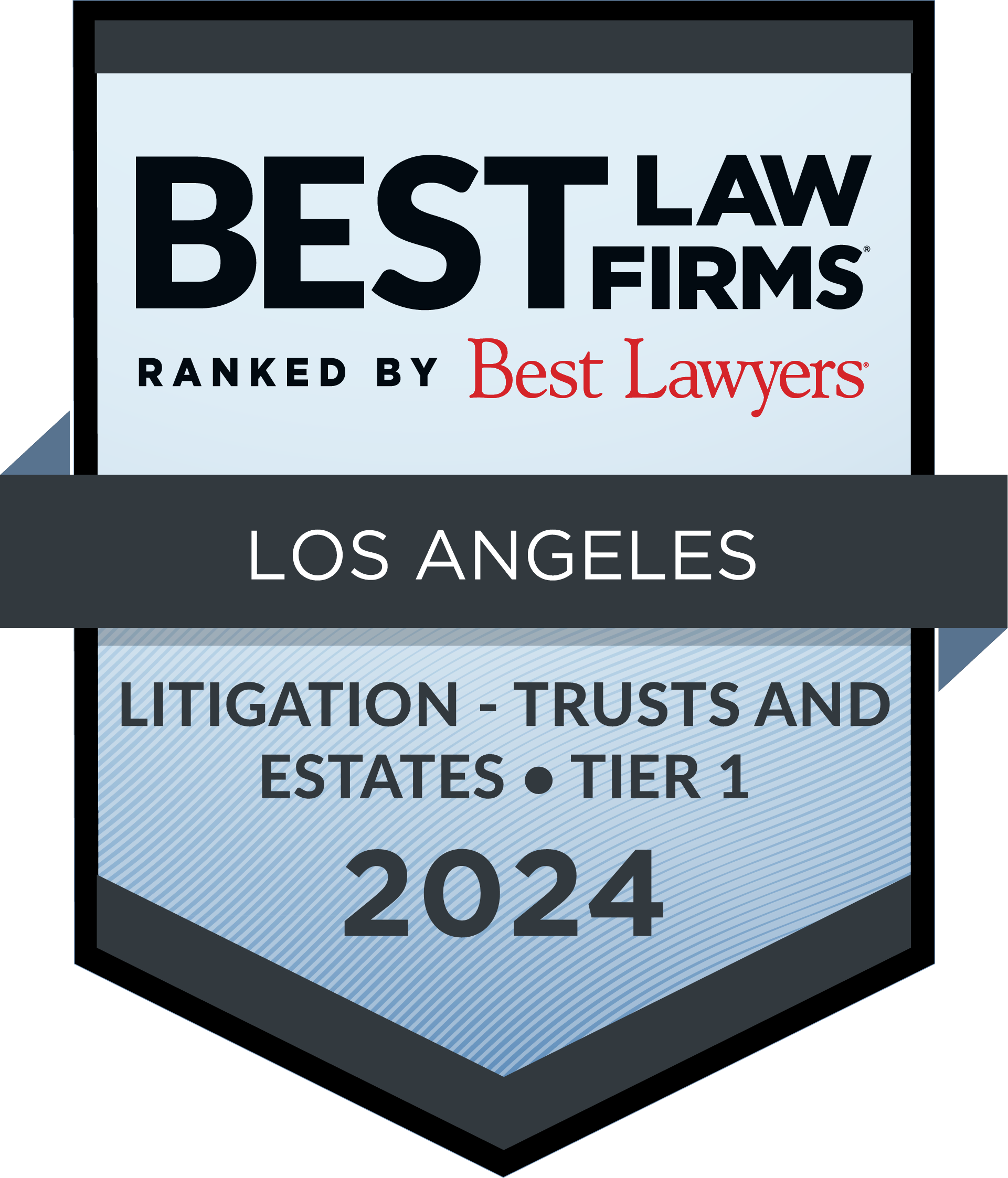 Best Lawyers | Best Law Firms | U.S. News & World Report | Litigation - Trust & Estates | Tier 1 | Los Angeles | 2023