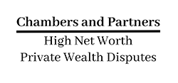 Chambers and Partners, High Net Worth Private Wealth Disputes