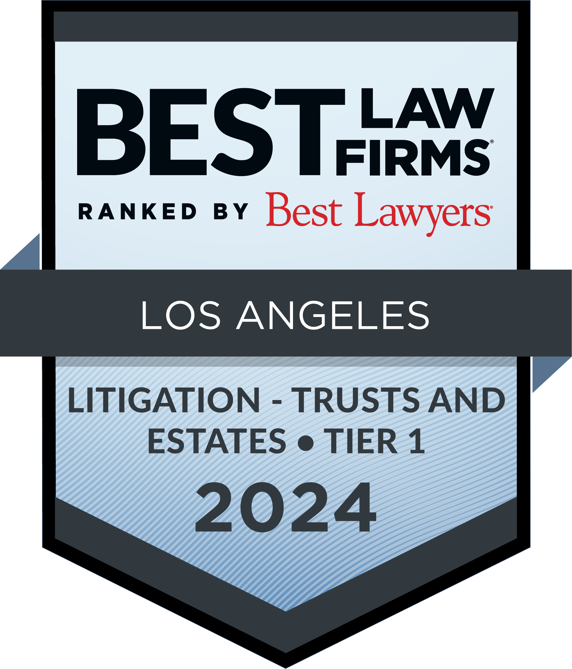 Best Lawyers | Best Law Firms | U.S. News & World Report | Litigation - Trust & Estates | Tier 1 | Los Angeles | 2023