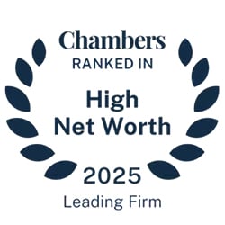 Chambers Ranked in High Net Worth 2025 | Leading Firm